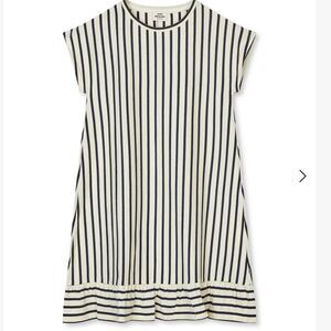 NWT Mads Norgaard Soft Single Dreamina Striped Dress Girls Size 8Y